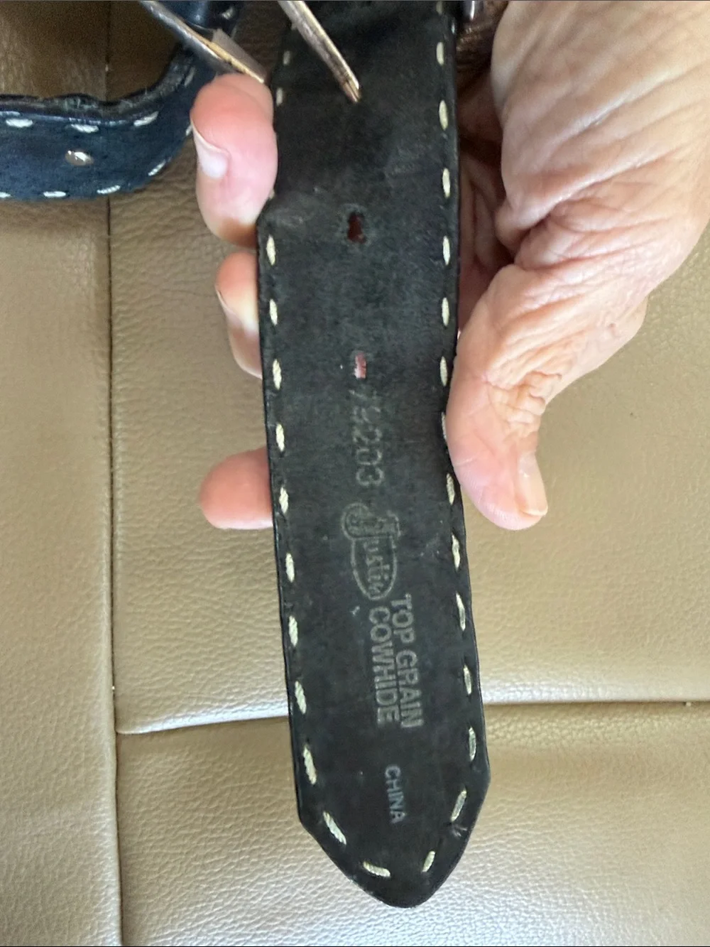 Western Belt - Justin 32” - Picture 2 of 5